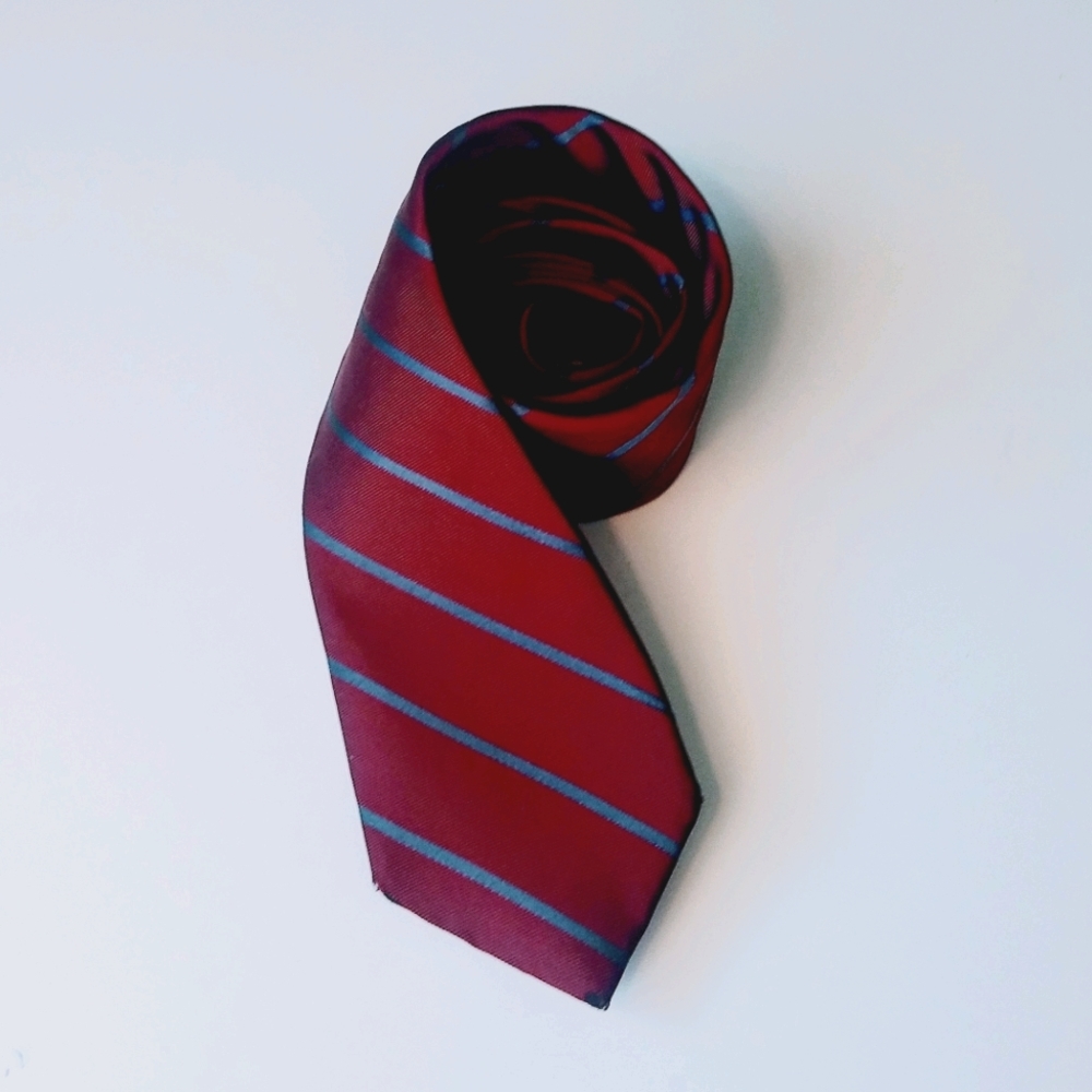 VTG Calvin Klein 100% Silk Striped Tie